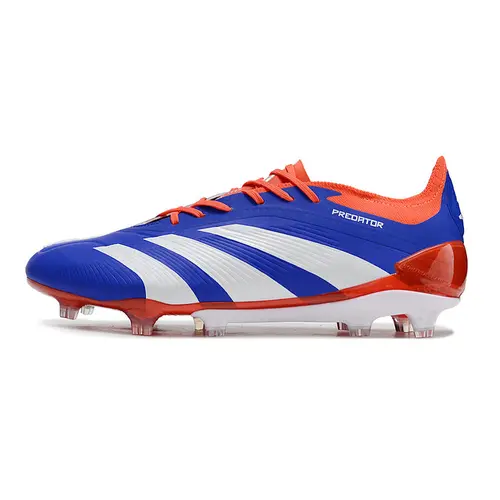 Chuteira Campo Adidas Predator Elite FG Azul, Vermelho e Branco - Advancement Pack
