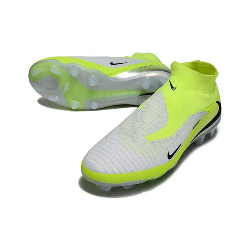 Chuteira Campo Nike Phantom GX 6 DF Elite FG Cinza e Verde