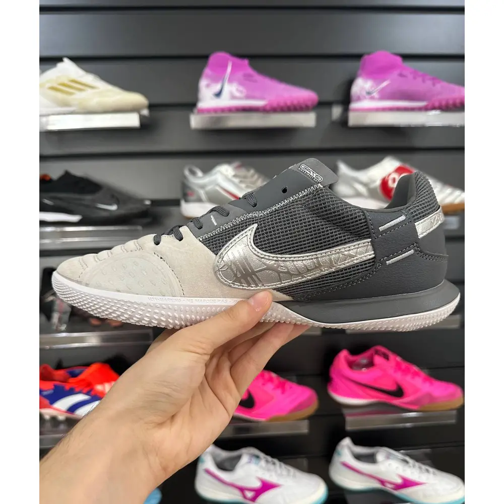 Chuteira Futsal Nike | Street Gato IC Cinza