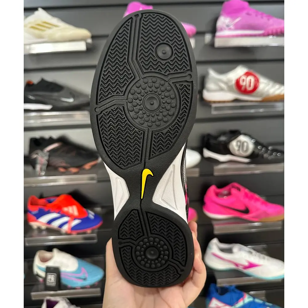 Chuteira Futsal Nike Total 90 IC Preta e Branca - Pronta Entrega