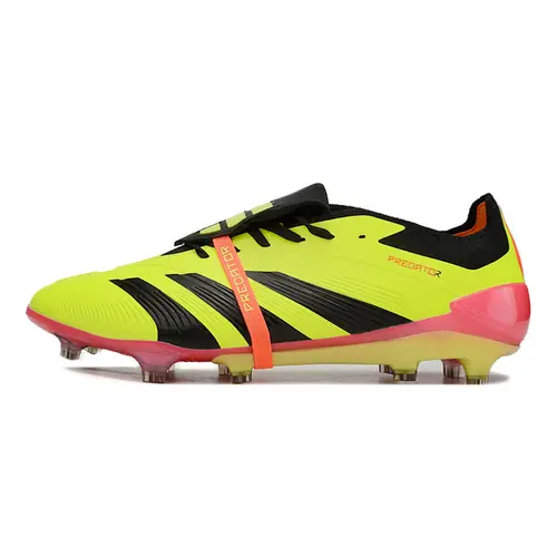 Chuteira Campo Adidas Predator FT 30 Elite FG Amarelo, Preto e Vermelho - Energy Citrus Pack