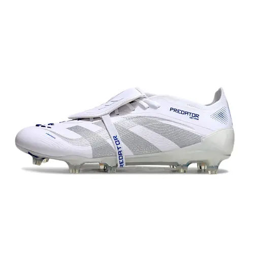 Chuteira Campo Adidas Predator FT 30 Elite FG Branca e Azul - Polar Victory