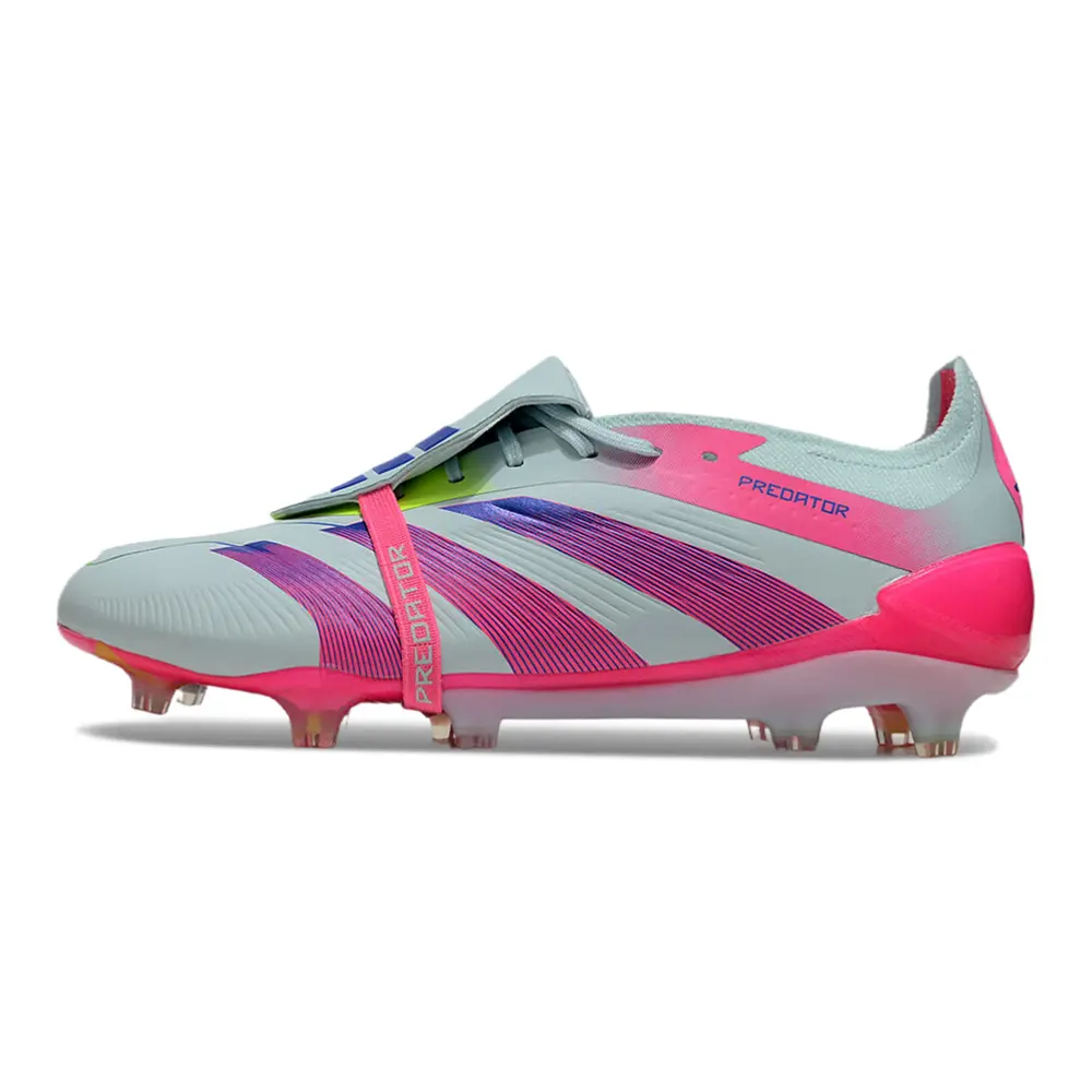 Chuteira Campo Adidas Predator Elite FG | Branca e Rosa
