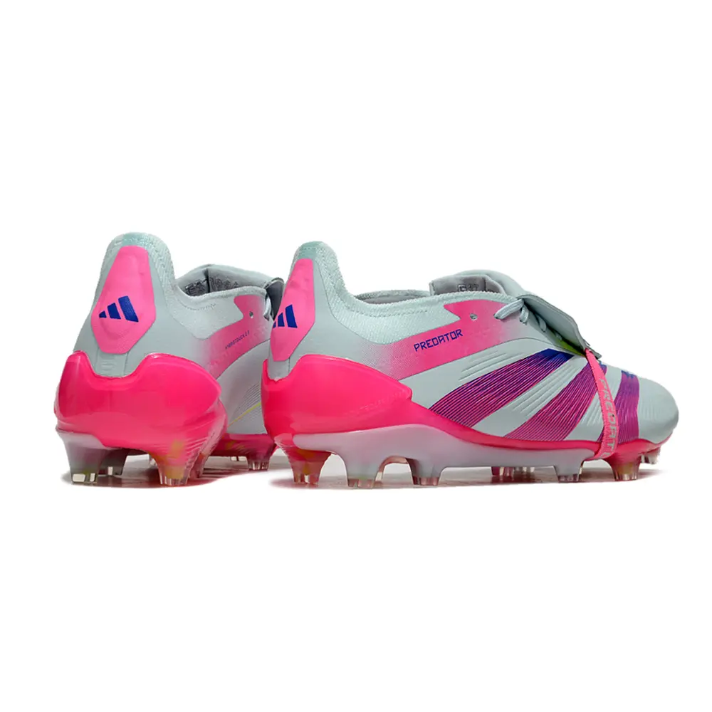 Chuteira Campo Adidas Predator Elite FG | Branca e Rosa