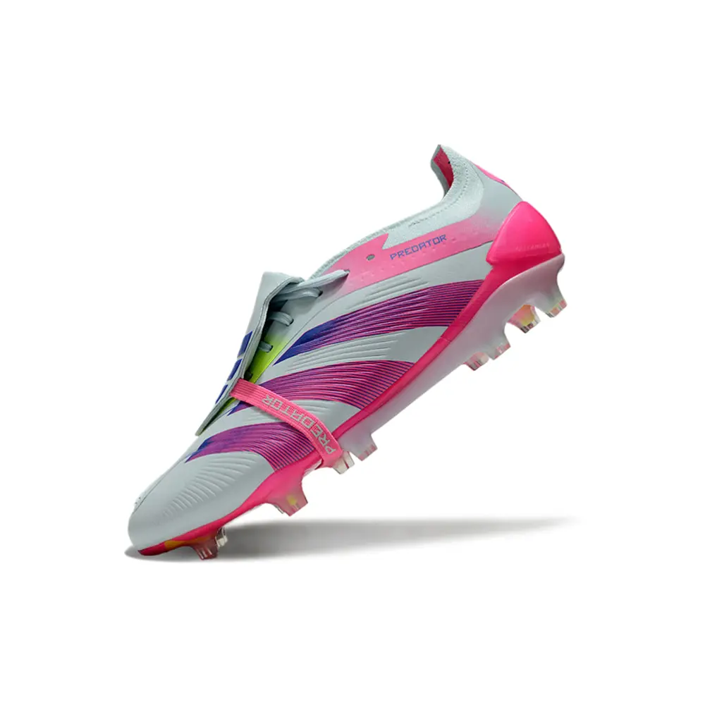 Chuteira Campo Adidas Predator Elite FG | Branca e Rosa