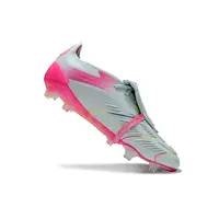 Chuteira Campo Adidas Predator Elite FG | Branca e Rosa - imagem 6