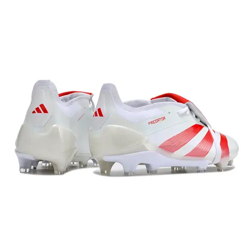 Chuteira Campo Adidas Predator FT 30 Elite FG Branca e Vermelha