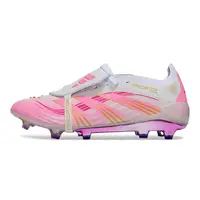 Chuteira Campo Adidas Predator FT 30 Elite FG Branco e Rosa - imagem 1