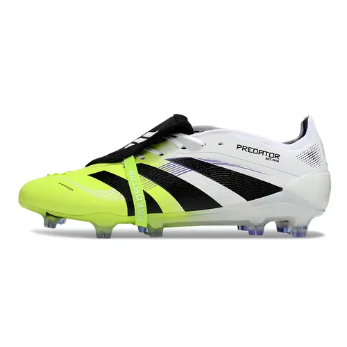 Chuteira Campo Adidas Predator FT 30 Elite FG Branco e Verde - Radiant Blaze