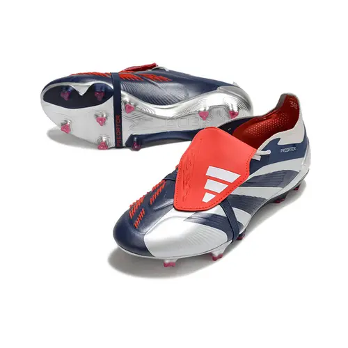 Chuteira Campo Adidas Predator FT 30 Elite FG Prata e Azul - Roteiro Pack