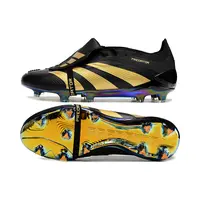 Chuteira Campo Adidas Predator FT 30 Elite FG Preta e Dourado - imagem 6