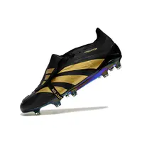 Chuteira Campo Adidas Predator FT 30 Elite FG Preta e Dourado - imagem 4