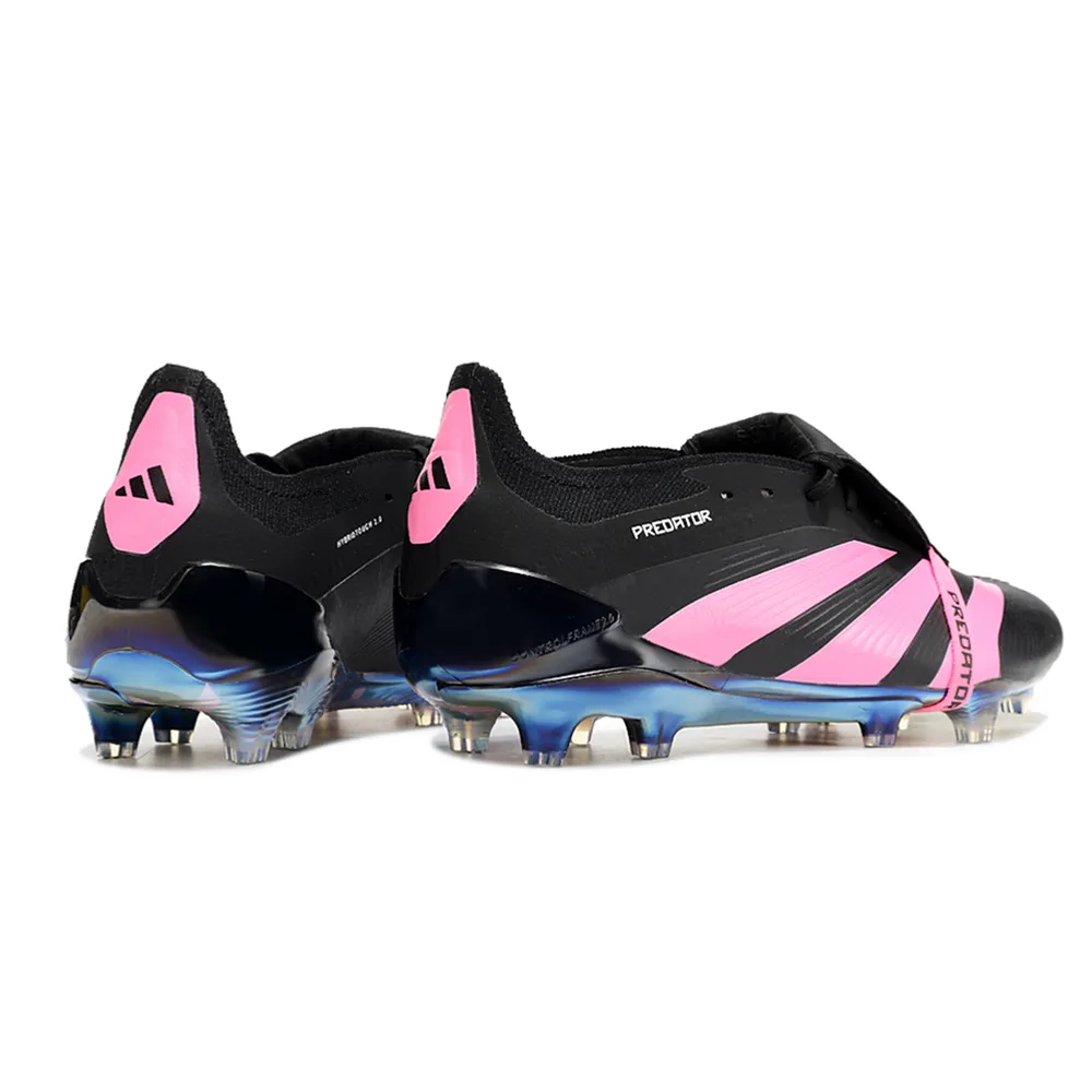 Chuteira Campo Adidas Predator | Elite FG Preta e Rosa