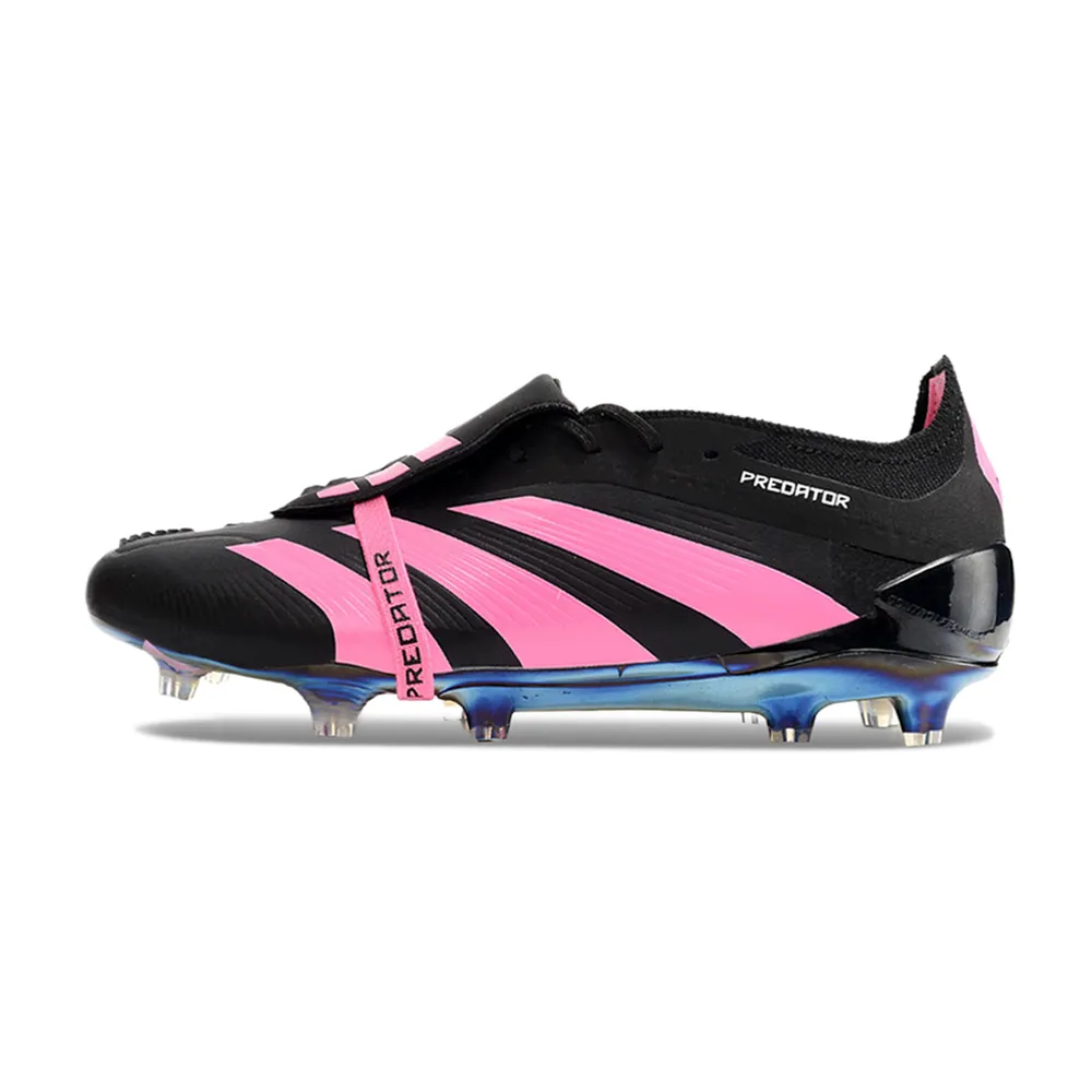 Chuteira Campo Adidas Predator | Elite FG Preta e Rosa