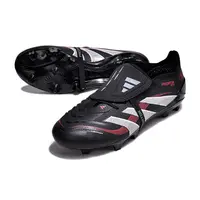 Chuteira Adidas Predator | Elite FG Preta e Vermelha - imagem 5