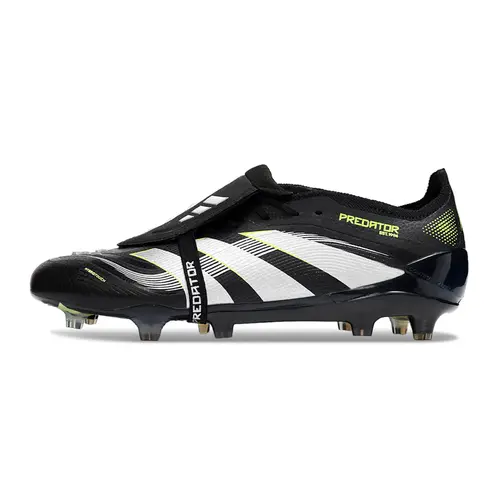 Chuteira Campo Adidas Predator FT 30 Elite FG Preto, Branco e Verde