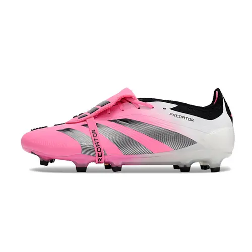 Chuteira Campo Adidas Predator FT 30 Elite FG Rosa e Preta