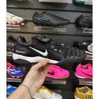 Chuteira Futsal Nike Total 90 IC Preta e Branca c/Língua - Pronta Entrega - imagem 1