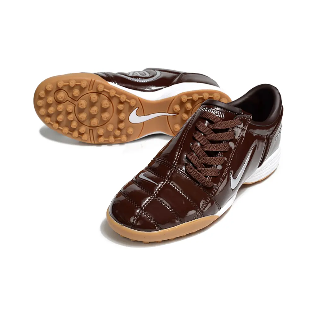 Chuteira Society Nike Total 90 TF Marrom | Conforto e Durabilidade