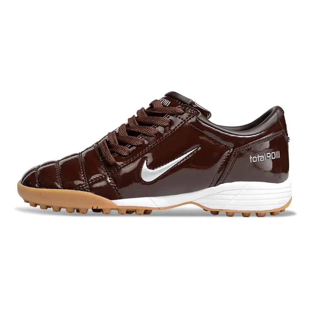 Chuteira Society Nike Total 90 TF Marrom | Conforto e Durabilidade