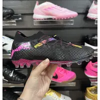 Chuteira Society Puma Future 7 MG Preta e Rosa - Pronta Entrega - imagem 1