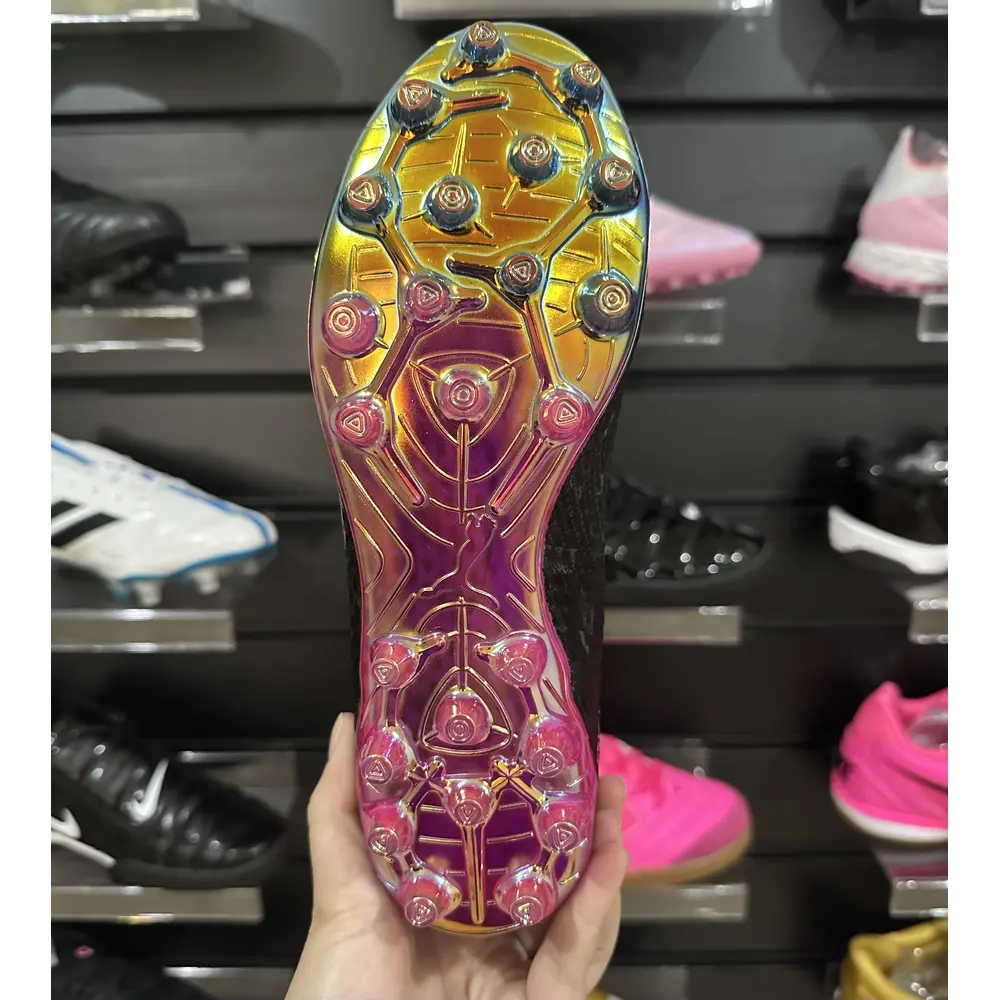 Chuteira Society Puma Future 7 MG Preta e Rosa - Pronta Entrega