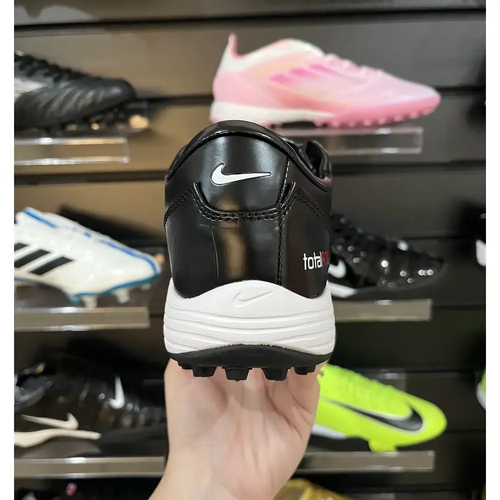Chuteira Society Nike Total 90 TF Preta e Branca | Pronta