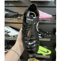 Chuteira Society Nike Total 90 TF Preta e Branca - Pronta Entrega - imagem 2