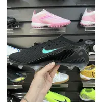 Chuteira Campo Nike Air Zoom Mercurial Vapor 16 Elite FG Preto e Verde - Pronta Entrega - imagem 3