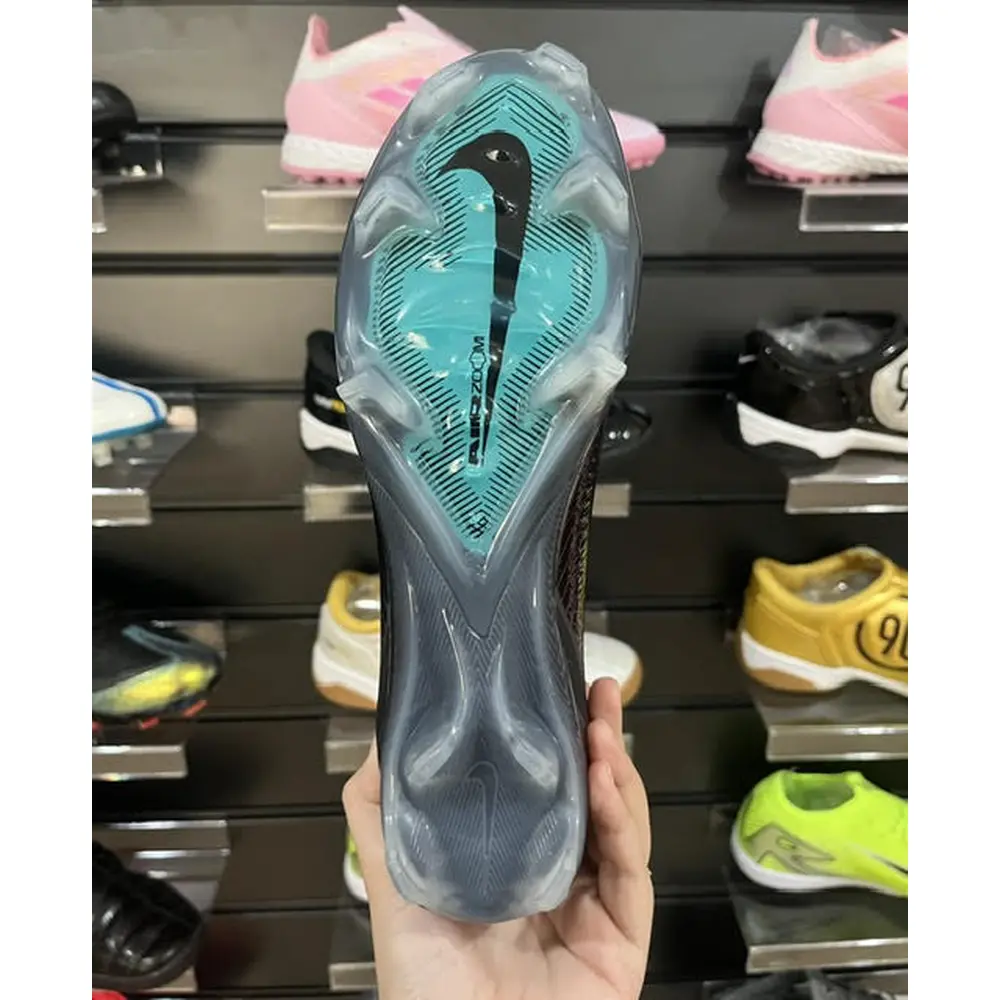 Chuteira Campo Nike Air Zoom Mercurial Vapor 16 Elite FG Preto e Verde - Pronta Entrega