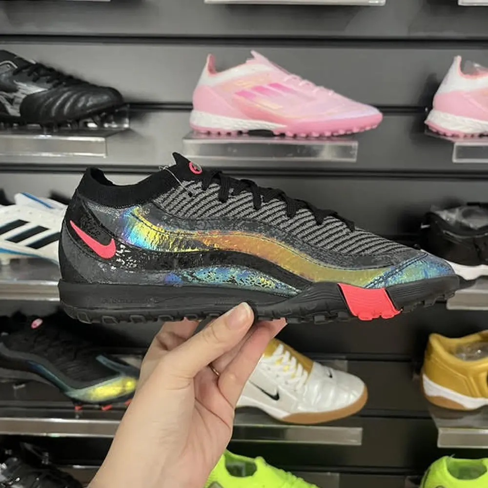 Chuteira Society Nike Air Zoom Mercurial Vapor 16 Elite TF Preto - Pronta Entrega