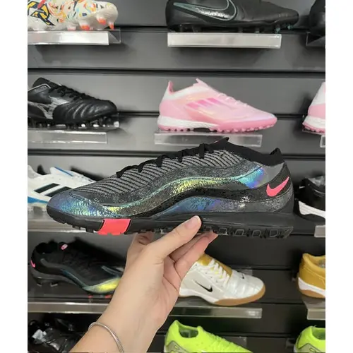 Chuteira Society Nike Air Zoom Mercurial Vapor 16 Elite TF Preto - Pronta Entrega