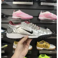 Chuteira Society Nike Total 90 TF Prata e Vinho - Pronta Entrega - imagem 1