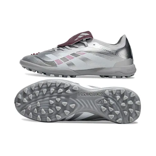 Chuteira Society Adidas Predator League Elite TF Prata