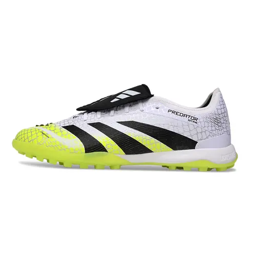 Chuteira Society Adidas Predator League Elite TF Branco, Verde e Preto