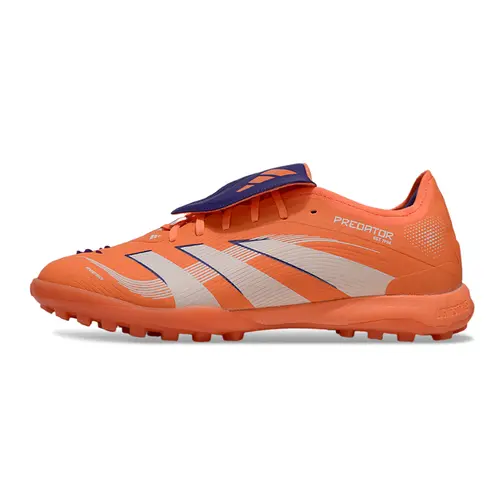 Chuteira Society Adidas Predator League Elite TF Laranja e Branco