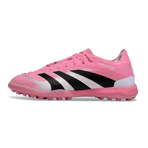 Chuteira Society Adidas Predator Elite TF Rosa, Branco e Preto