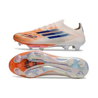 Chuteira Campo Adidas F50 FG Rosa e Azul Velocidade - imagem 2