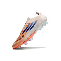Chuteira Campo Adidas F50 FG Rosa e Azul Velocidade - imagem 5