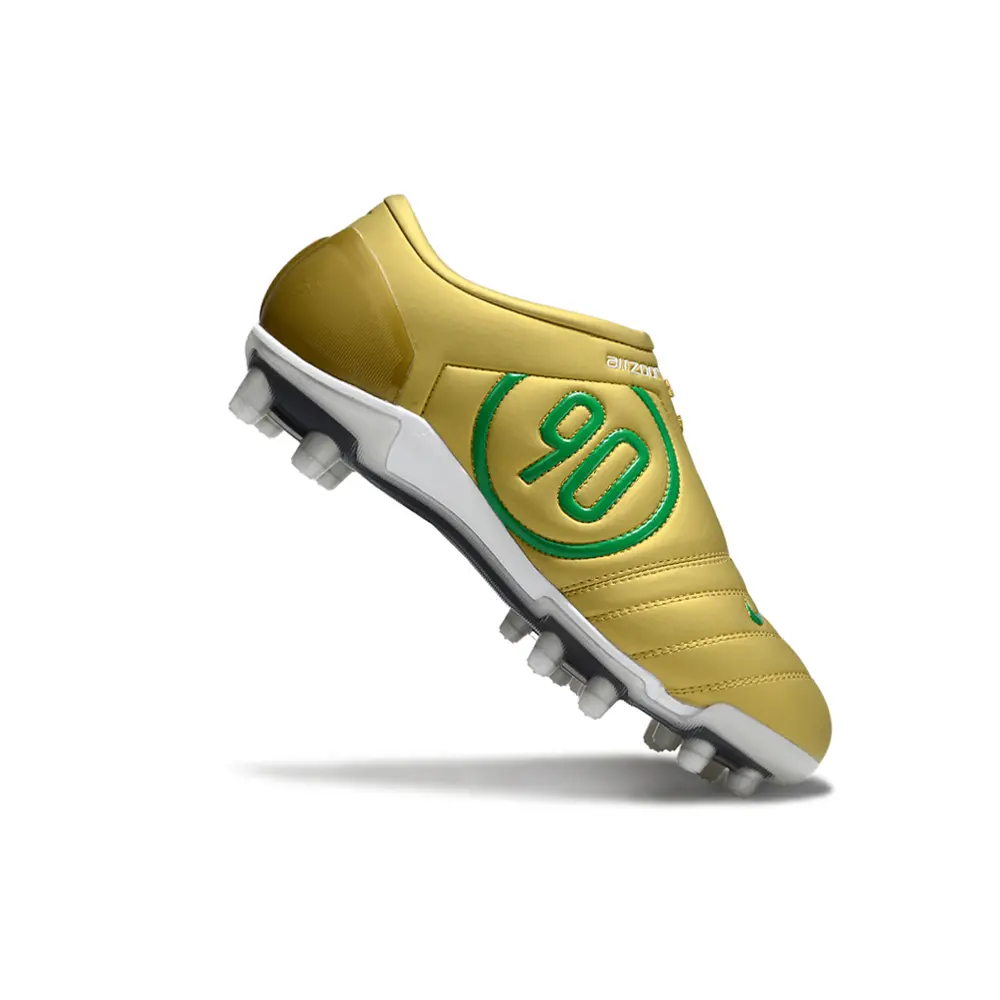 Chuteira Campo Nike Total 90 FG Dourado | Toque preciso e conforto