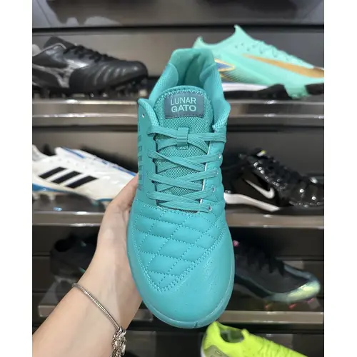 Chuteira Futsal Nike Lunar Gato II IC Verde - Pronta Entrega