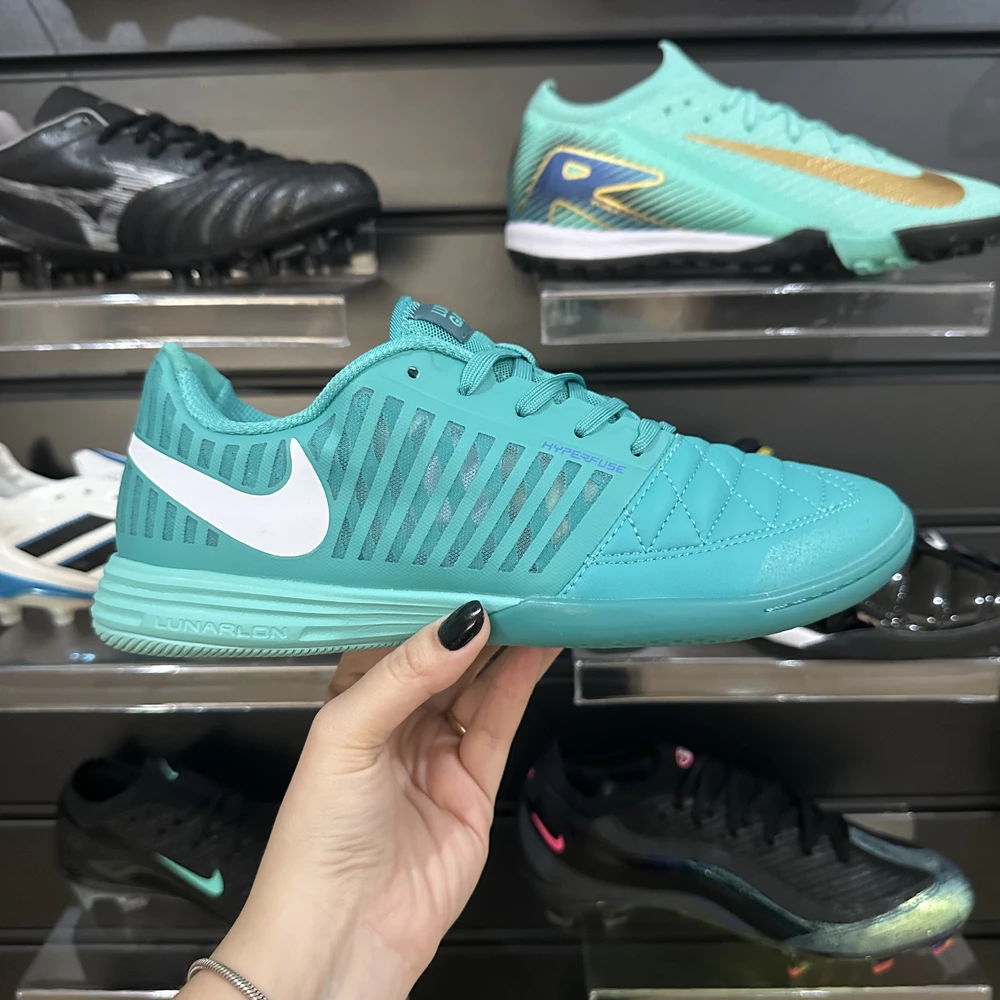 Chuteira Futsal Nike Lunar Gato II IC Verde - Pronta Entrega