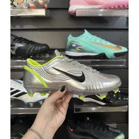 Chuteira Campo Nike Air Zoom Mercurial Vapor 1 Elite FG Prata e Verde - Pronta Entrega - imagem 1