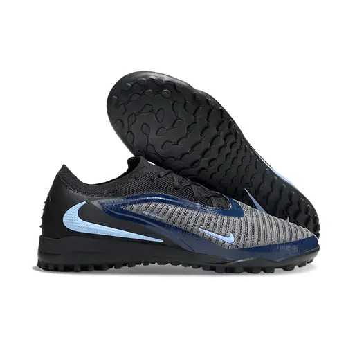 Chuteira Society Nike Phantom GX 6 Elite TF Preto e Azul "Shadow"