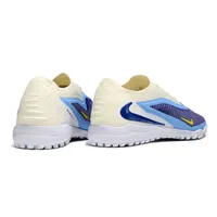 Chuteira Society Nike Phantom GX 6 Elite TF | Branco Azul Amarelo - imagem 4