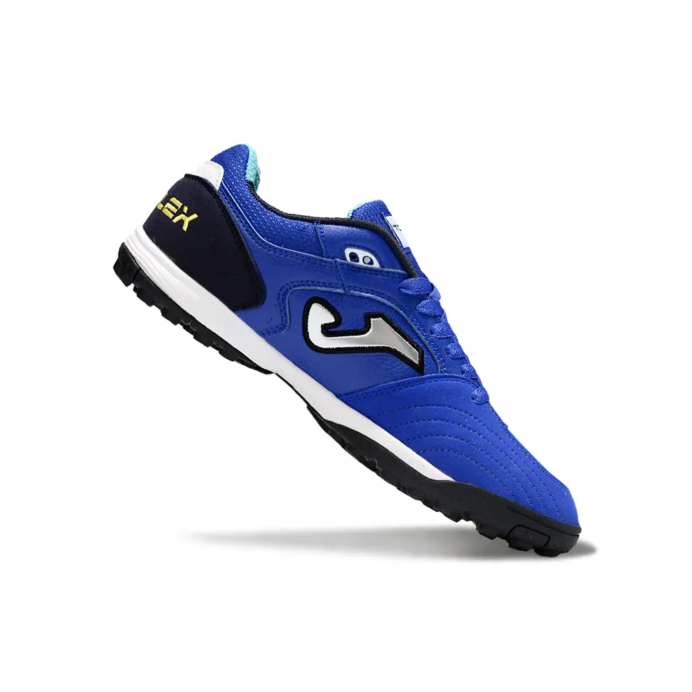 Chuteira Society Joma Top Flex TF Azul | Leveza e Controle