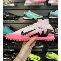 Chuteira Society Nike Air Zoom Mercurial Superfly 9 Elite TF Rosa e Preto - Pronta Entrega - imagem 3