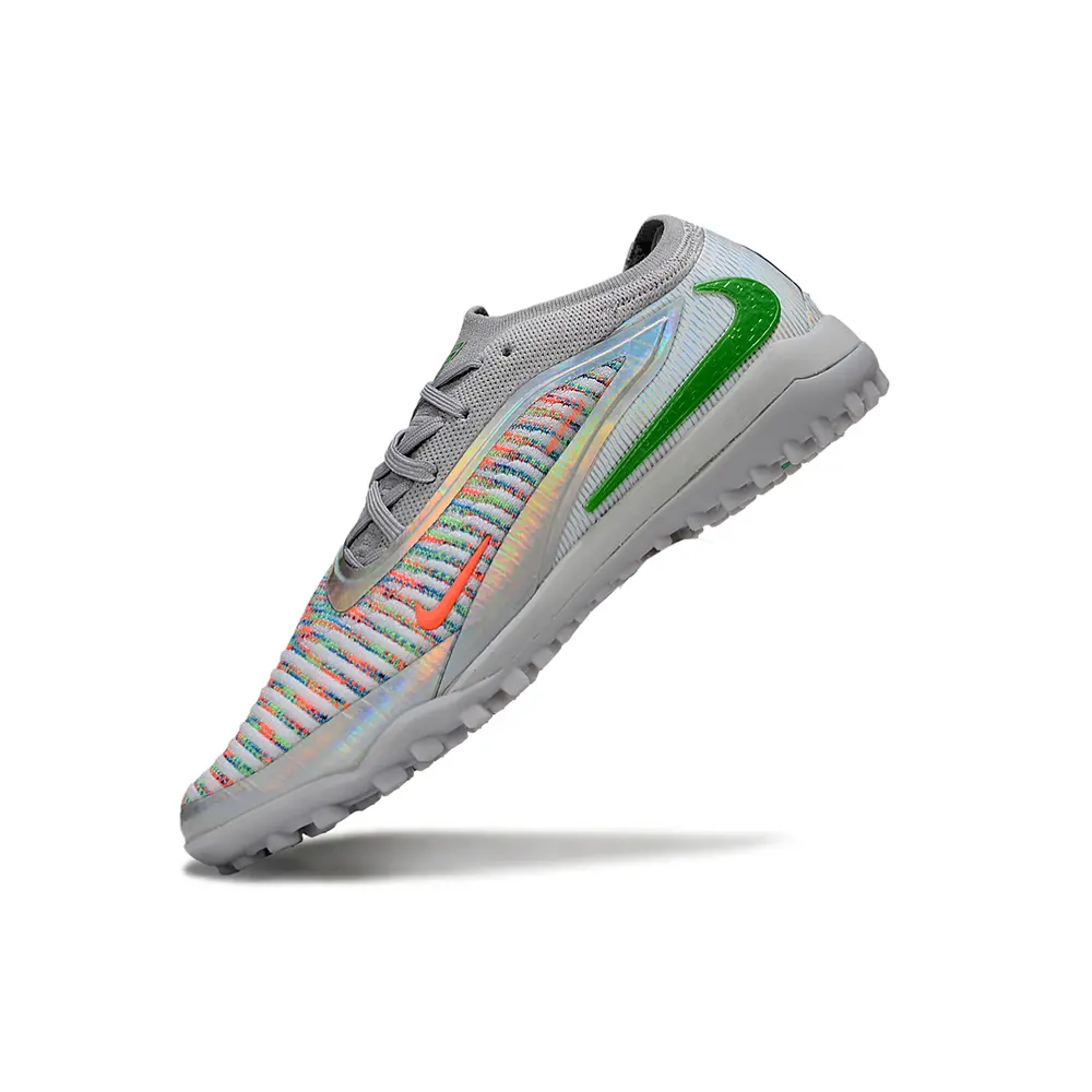 Chuteira Society Nike Phantom GX 6 Elite TF Prata