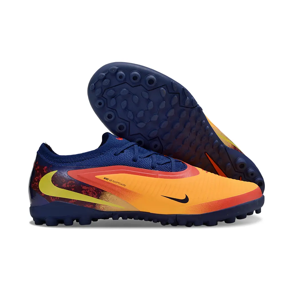Chuteira Nike Phantom ReactX 6 Pro TF Azul Laranja