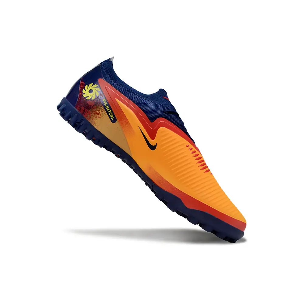 Chuteira Nike Phantom ReactX 6 Pro TF Azul Laranja